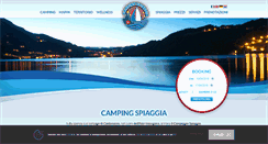 Desktop Screenshot of campingspiaggia.net