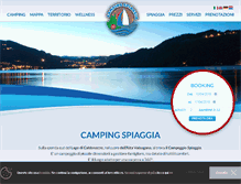 Tablet Screenshot of campingspiaggia.net